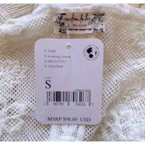 NWT Free People Still the One Bodysuit in Evening Cream, Size XS - Picture 14 of 16